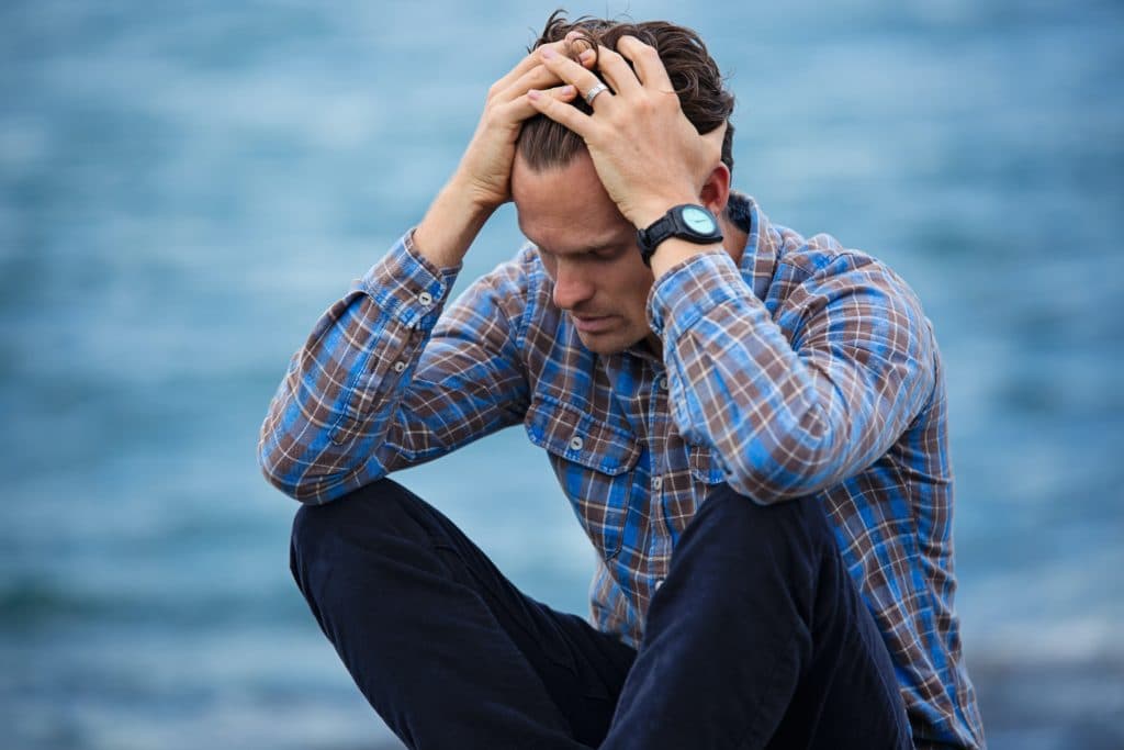 Frustration from suffering from relapse