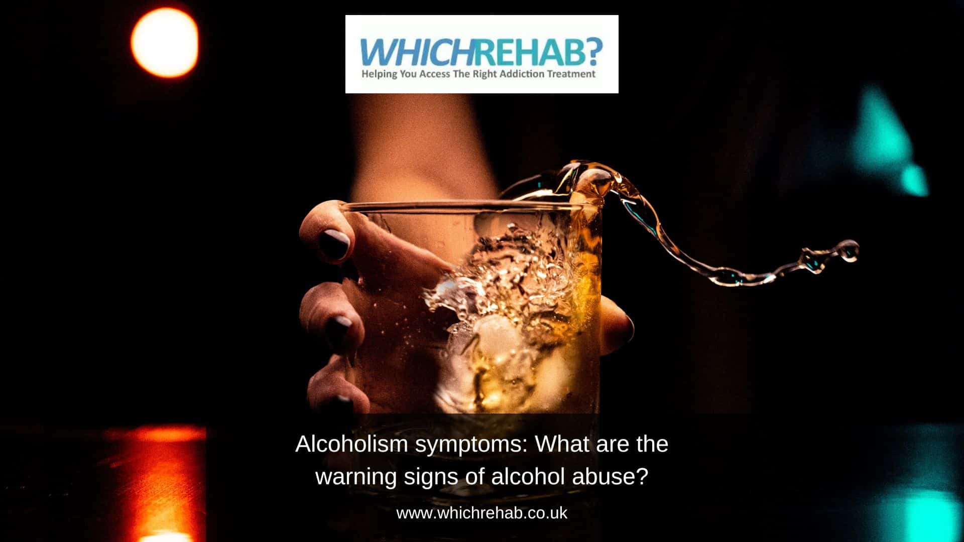 Alcohol pouring out of a glass - Which Rehab
